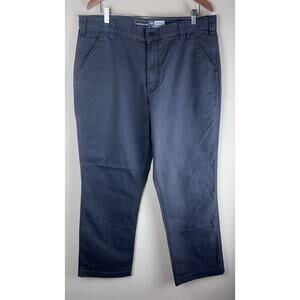 Carhartt BN2291-M Mens 38x32 Gray Relaxed Fit Rugged Flex Canvas Work Pants New